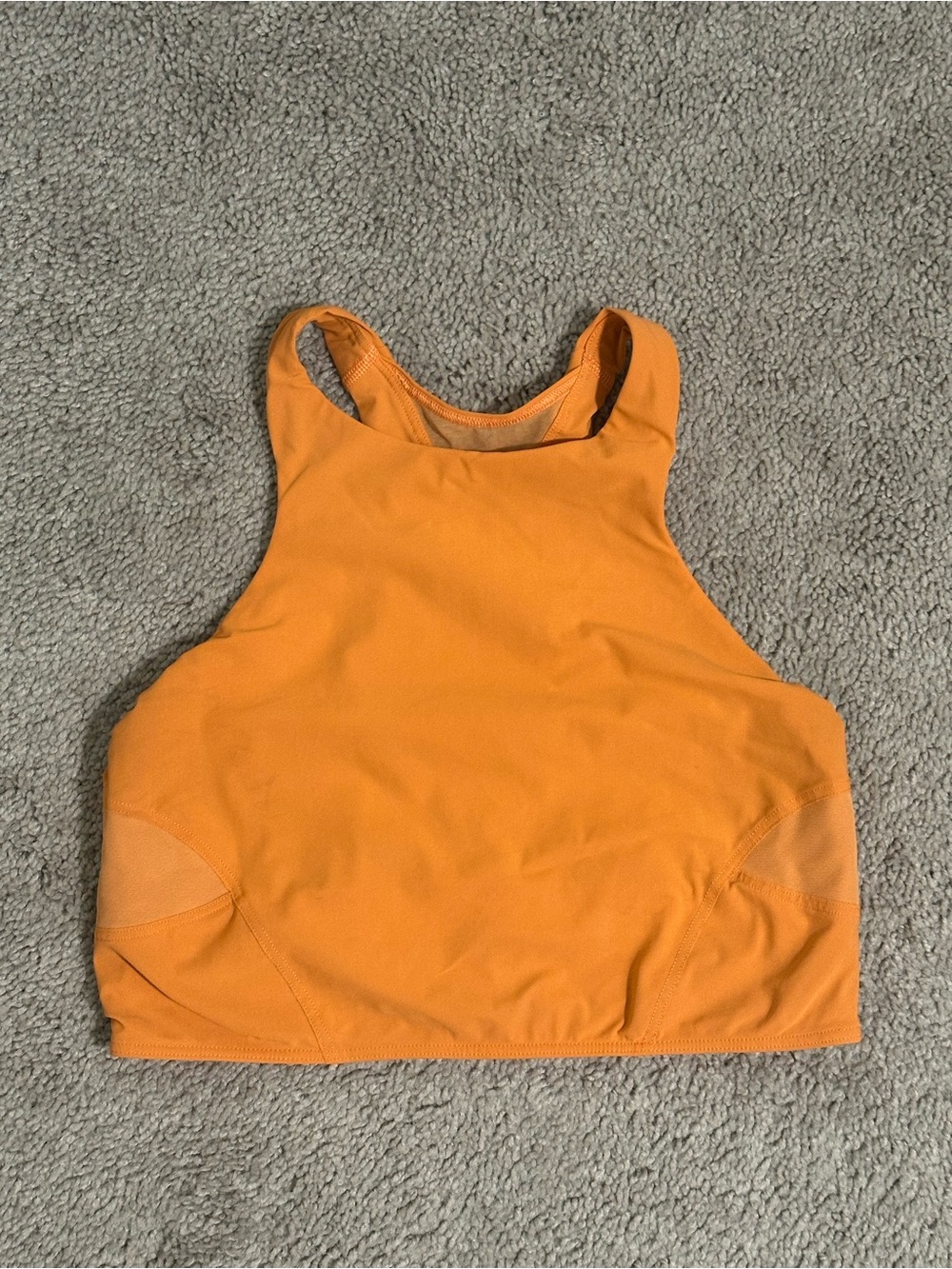 Lululemon Mesh-Back Train Bra Orange size 6